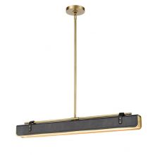 Valise_Alora oprawa wisząca led 31W 1329lm 2700K mosiądz/czarna